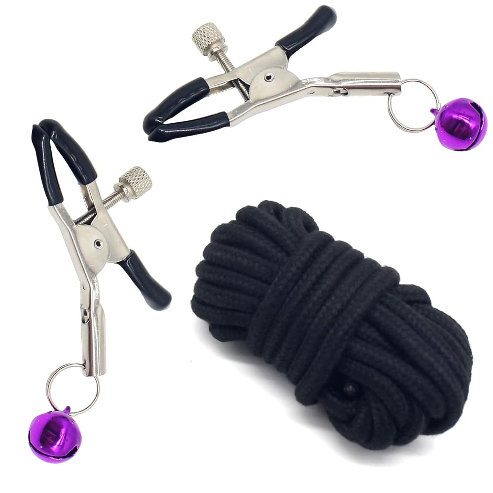 Kits de Bondage, Set de bondage SM, Juguetes para adultos - Esposas, correas, plumas, Set de juguetes eróticos