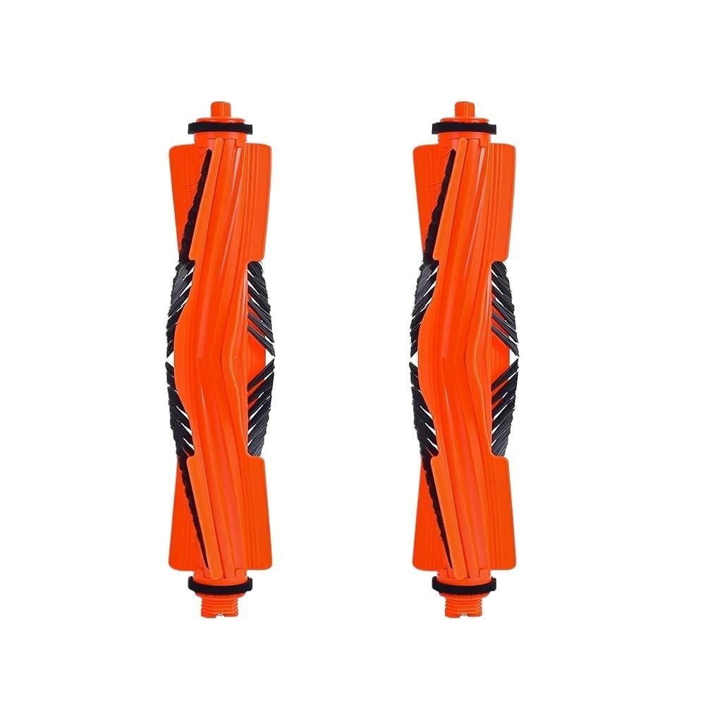 VIXWDRUTY Main Brush，Compatible For Xiaomi，Robot Vacuum S40 OV81 H40 OV51 Central Brushes V-shaped Design Brush Roll Replacement Accessories(2pcs)
