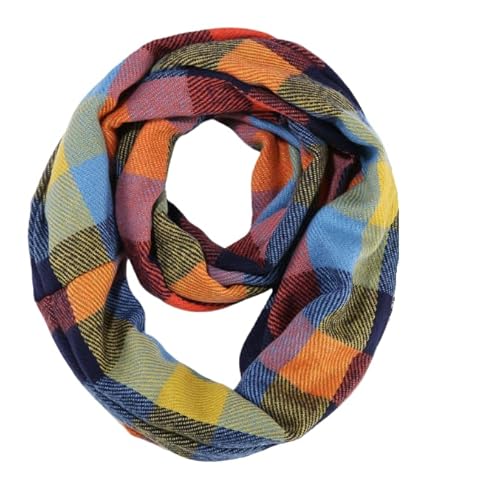 Xusdamyj Bufanda de invierno para mujer, diseño de infinito, con cremallera de viaje, para hombre y mujer, Color2, COLOR2