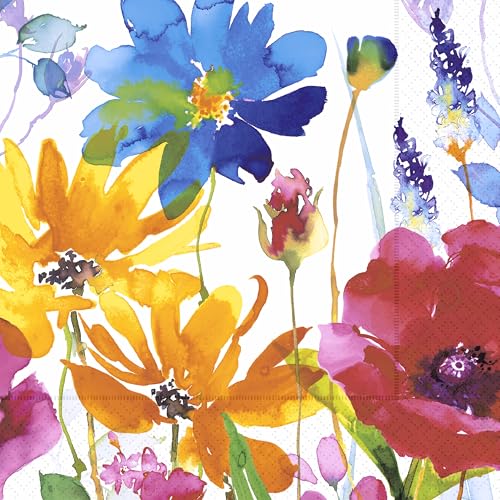 Boston International Cocktail Napkins Disposable 3-Ply Paper Party Napkin Pack,