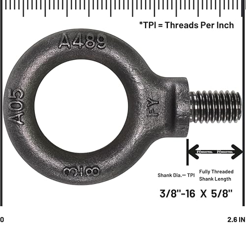 Image of Carton of 240 Pcs Lifting Shoulder Eye Bolts 3 /8 inch-16 X 5 /8 inch