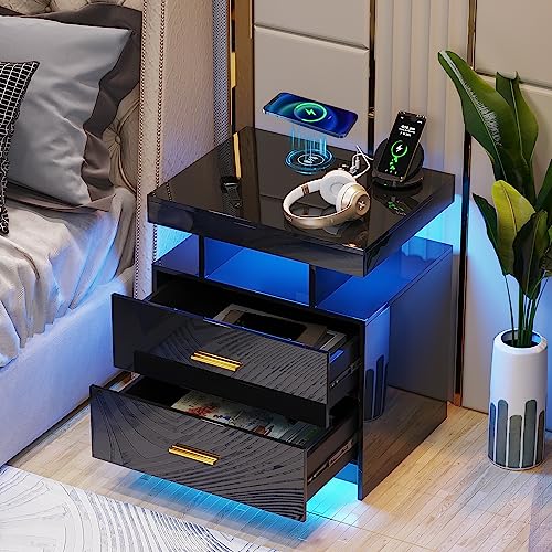 Gurexl smart comodino con sensore del corpo umano e stazione...