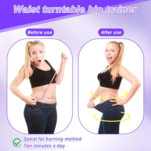 Quixion Waist Twisting Disc, Waist Sculptor Machine Twister, Body Shaping Waist Twisting Disc, Waist Trainer Machine For Women Weight Loss/Cardio Exercise
