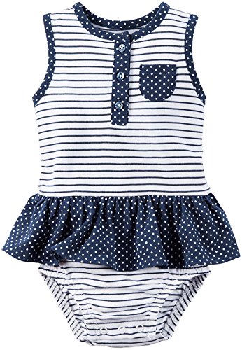 Carter's Baby Girls 1 Pc 118h108, Navy, 6 Months Baby