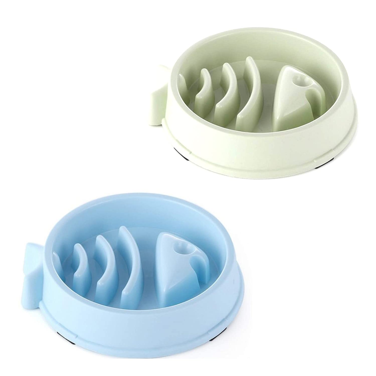 Emily Pets Pet Slow Eating Feeder Dog Bowls Pack 2 Combo- Slow Eating Dog Bowl - Interactive Feeder - Slow Down Feed Dog Cat Feeding Bowl - Pet Bloat Stop Dog Bowl(Set of 2,Blue-Green) (B09GY2PZFJ) Amazon Price History, Amazon Price Tracker