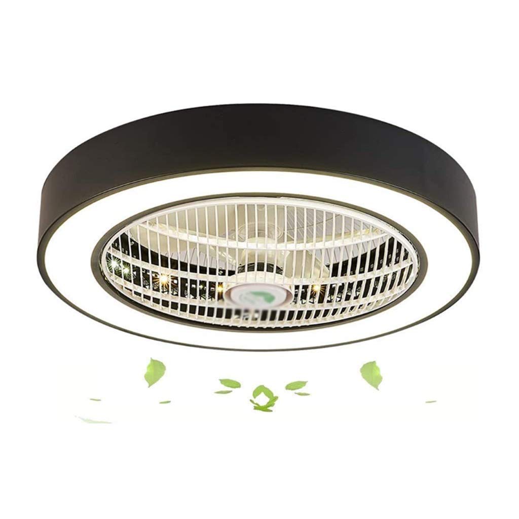 Ventilateur de plafond invisible pour chambre avec éclairage LED discret