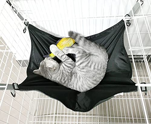 MoYouno Amaca da appendere per gatti di grandi dimensioni, gattino, furetto, cucciolo, amaca spessa su entrambi i lati, per piccoli animali fino a 25 kg, resistente, impermeabile, 42 x 56 x 0,3 cm