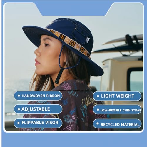Sombrero estilo pescador color bloque para mujer miniatura 6