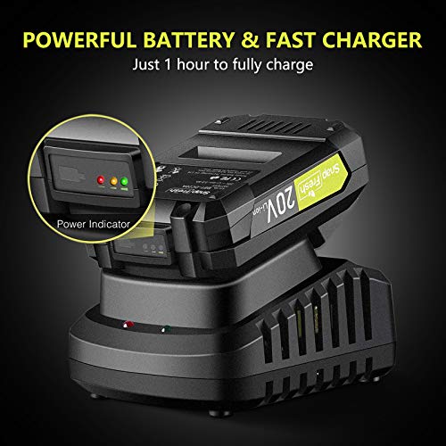 Cordless Hedge Trimmer, 1400RPM Powerful Electric Hedge Trimmer Cordless with 22” Dual-Action Blade, 0.55