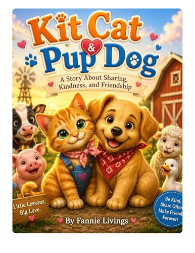 Kit Cat & Pup Dog: A Story About Sharing, Kindness, and Friendship (Kit Cat & Pup Dog Adventures Book 1)