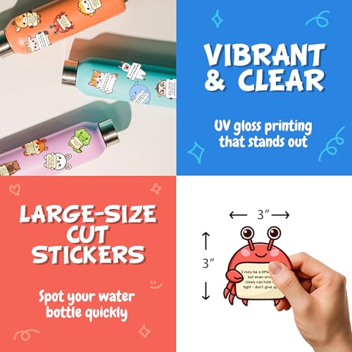 image for 50PCS Emotional Support Animal Stickers by Puraesla– Affirmation Sti