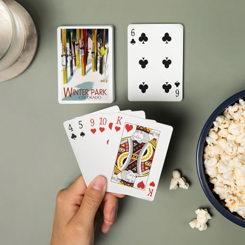 Baraja de poker Winter Park Colorado, 52 cartas miniatura 2