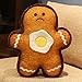 YXIUER Gingerbread Man Model, Lindo Juguete De Peluche, Regalo De Juguete para NiñOs MuñEca De Felpa Almohada para Abrazar El Sofá del Hogar CojíN Trasero para