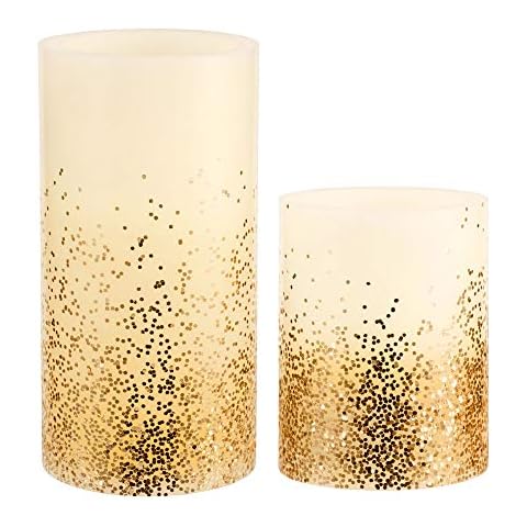 Pauleen 48128 Golden Glitter Candle Wachskerze Cover