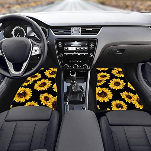 Renewold Dragonfly Print Car Mats For Front And Back, Keep Car Floors Clean Auto Floor Foot Mat Carpet, Vehicle Non-Slip Rug Mat, Set Of 4 Car Protective Decor #TOP3