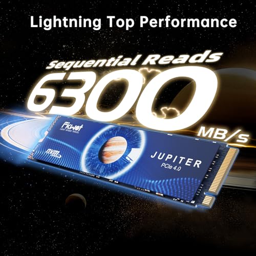 Image of Fikwot FX991 M.2 SSD 500GB NVMe SSD M2 2280 PCIe Gen 4x4, Read Up to 6300MB /s, Internal Solid State Drive for PS5 Laptop Desktop 3D QLC NAND