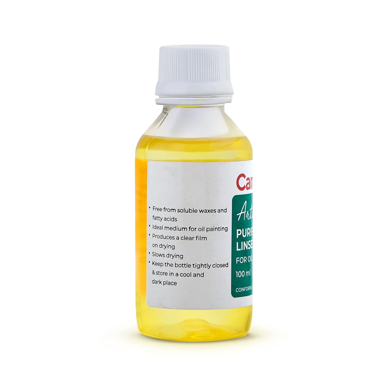 Artist-Grade Purified Linseed Oil for Oil Painting β 100 ml 1
