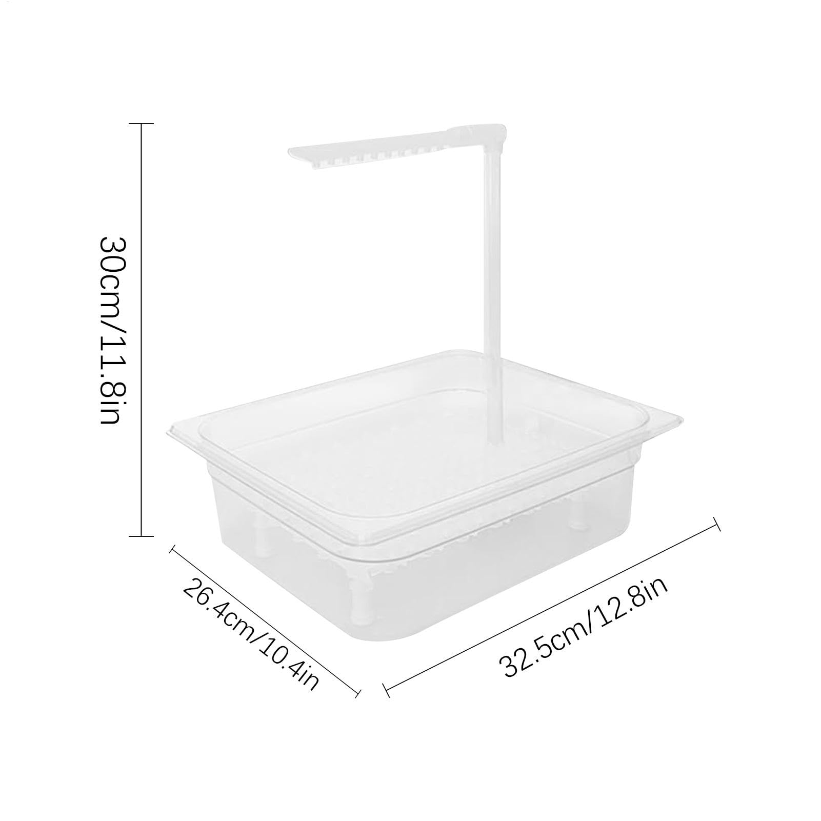 Vasca Automatica Per Uccelli Fontana Doccia con Acqua Corrente | Accessorio per Toeletta in Gabbia Ideale per Parrocchetti Cenerini Conuri e Inseparabili