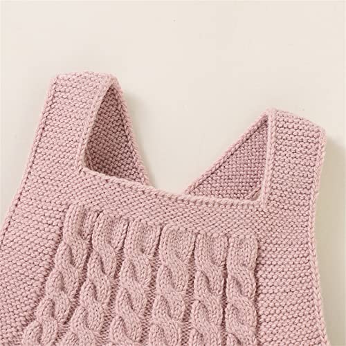 Baby Pullover Sweater Newborn Infant Knit Romper Cotton Sleeveless Boy Girl Clothes Hat Cute Solid Bodysuit Unisex4