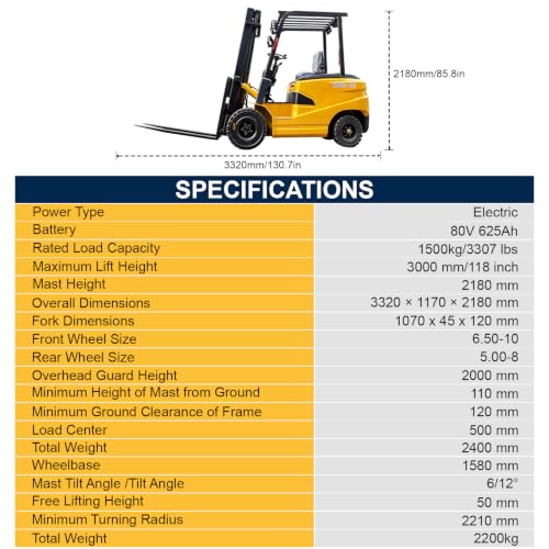 Clark warehouse forklift electric