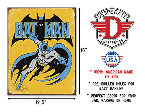 Batman Retro Tin Sign, 13x16, 13x16 by Poster Discount by Poster Discount