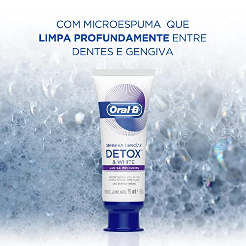 Creme Dental Oral-B Gengiva Detox Gentle Whitening 102g