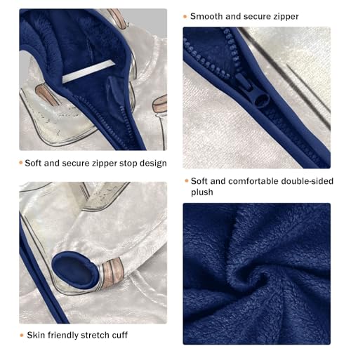 Milk Girls Fleece Jacket Girls Fall Jacket Girls Zip Up Hoodie Girls Sherpa Jacket 2-10T3