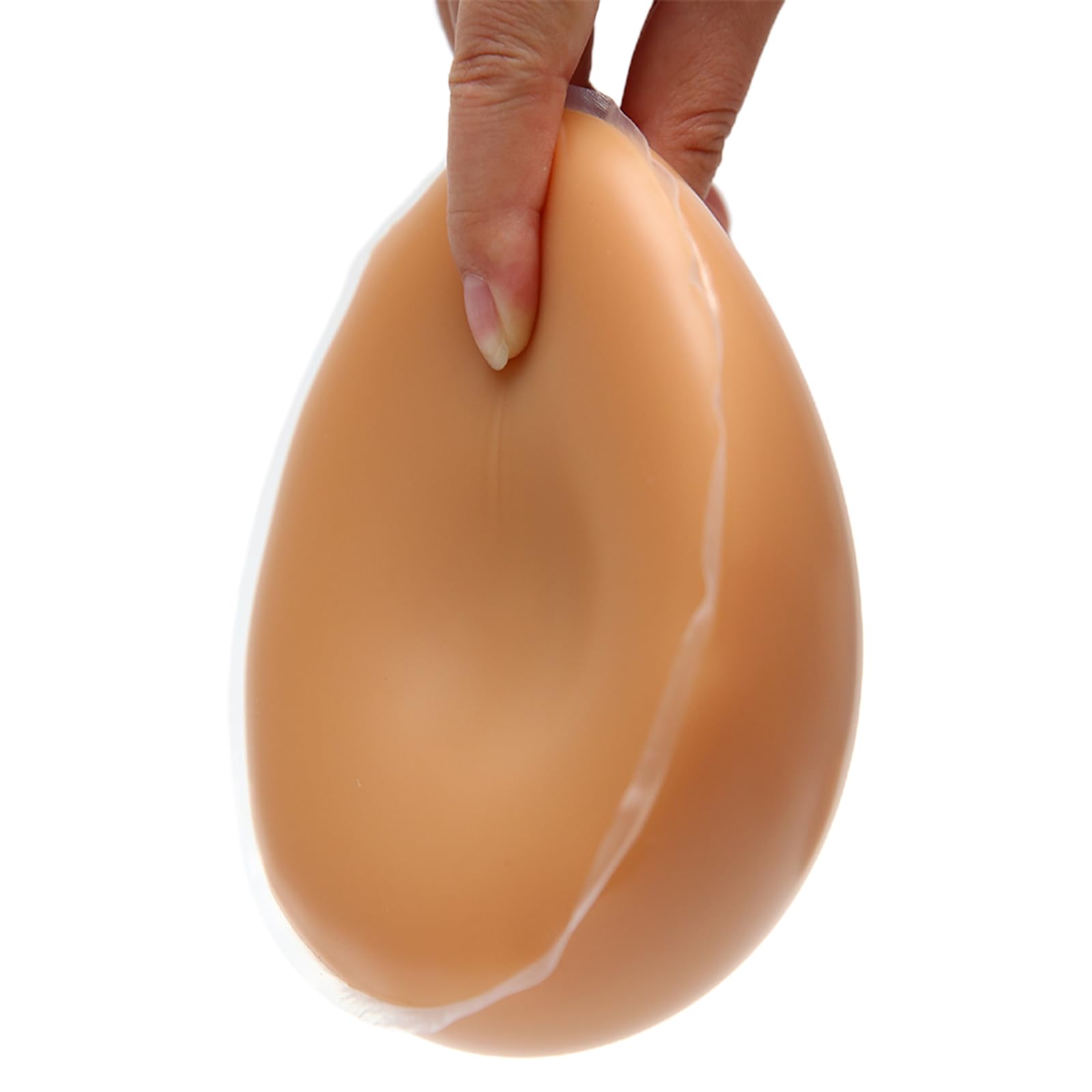 1 Par De Prótesis Mamarias Silicona Color Piel, No Autoadhesivas(Brown,D Cup)
