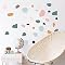 Iinuu Boho Polka Dot Wall Stickers - Neutral Peel & Stick Wall Decals For Bedroom, Living Room, Nursery