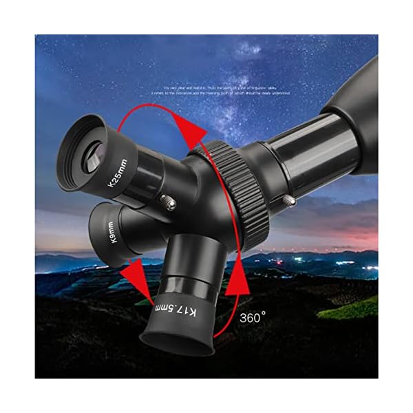 QHYTL Teleskop Astronomisches Teleskop Hohe Vergrößerung Außenteleskop Große Apertur Stargazing Monocular HD Geeignet… – Bild 7