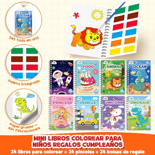 Miniatura 5 de ZMLM Libros de Colorear con Agua para Detalles Cumpleaños niños