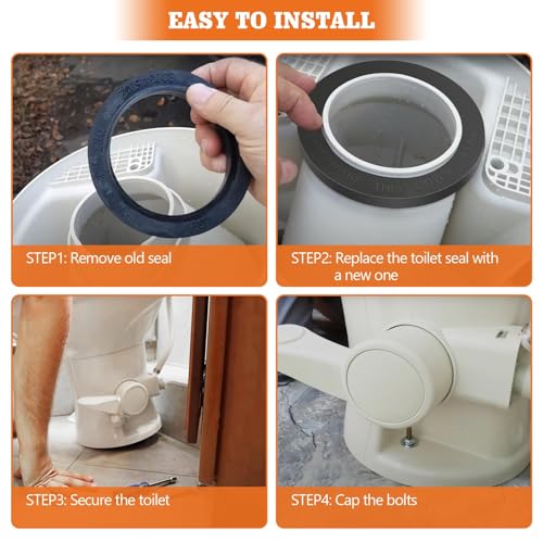 Image of Unifizz Toilet Base Seal Kit for 300 /310 / 301 Toilet 385311652 RV Toilet Seal