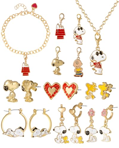 SALLY ROSE Peanuts Advent Calendar 2025 12 Days of Jewelry Set Official License, Christmas Advent Calendar, Christmas 2025 Gifts