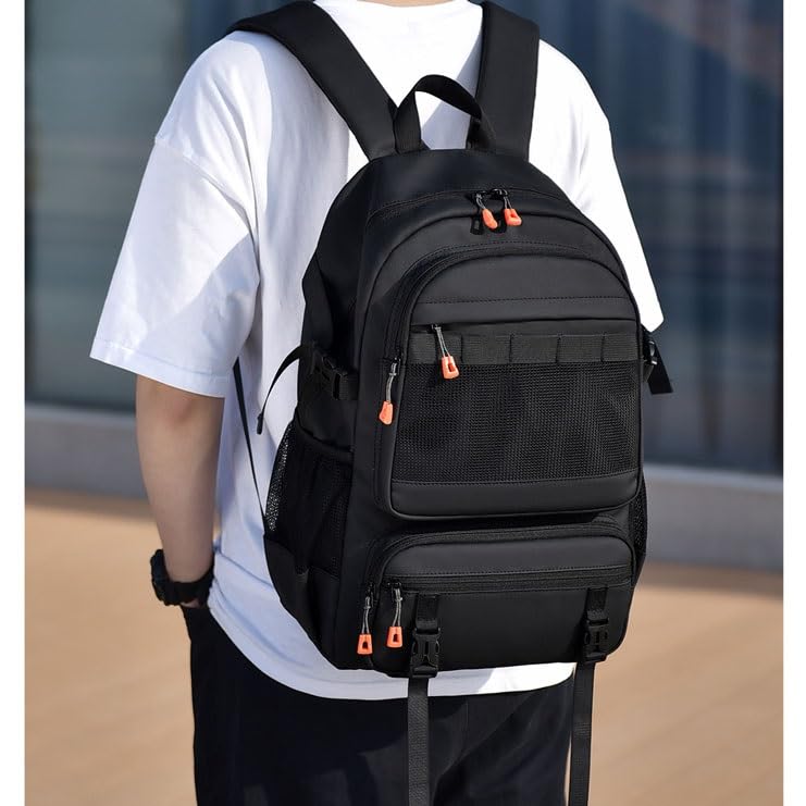 Backpack Men's Trendy Fashion Business Casual Backpack Large Capacity(E)3