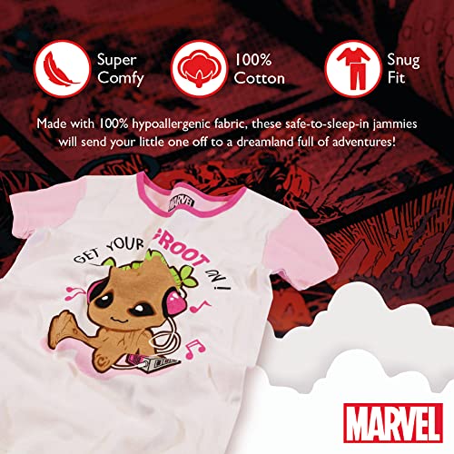 Marvel 2-Piece Snug-fit Cotton Pajama Set, Soft & Cute for Kids3