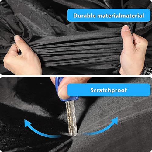 Image of UV Protection Car Cover Windproof Dustproof Scratch Resistant Outdoor Universal Full Car Covers for Hatchback