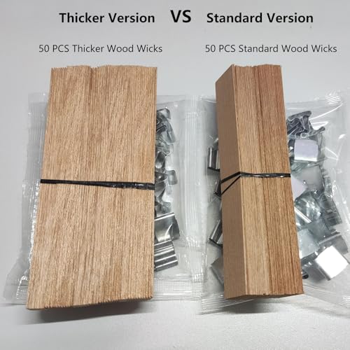 200 pzas mechas de madera para hacer velas miniatura 4