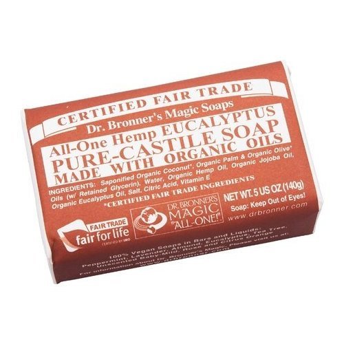 Buy Dr. Bronner's Magic Soaps Pure Castile Bar Soap, Eucalyptus 5 oz
