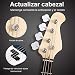 COSTWAY Bajo Eléctrico con 4 cuerdas con 2 Pickups,Bolsa,Correa,Púa y Cable Ideal...