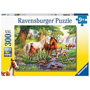 Ravensburger 129041 Puzzle Wild Horses By The River – Jigsaw Puzzle – 300 Pieces