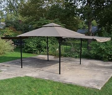 gazebo with extending sides
