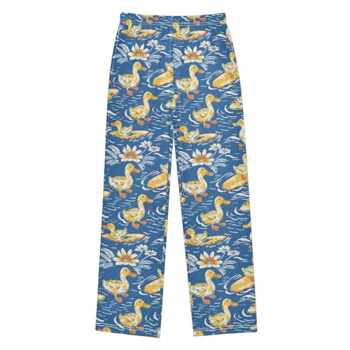 Pajama Pants Ducks Surfboard PJ Bottoms Sleepwear Lounge Sleep Pant with Pockets