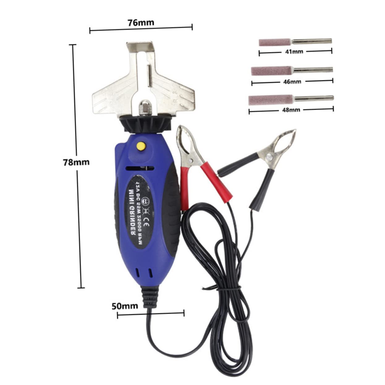 BESPORTBLE Afilador De Cadena Eléctrico Herramienta De Afilado Manual Con Llave y Piedra De Afilar Diseño Portátil y Cómodo