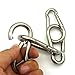TOPINSTOCK 5/16-Inch 304 Stainless Steel Heavy Duty Spring Snap Link Hook Spring Buckle Pack of 4