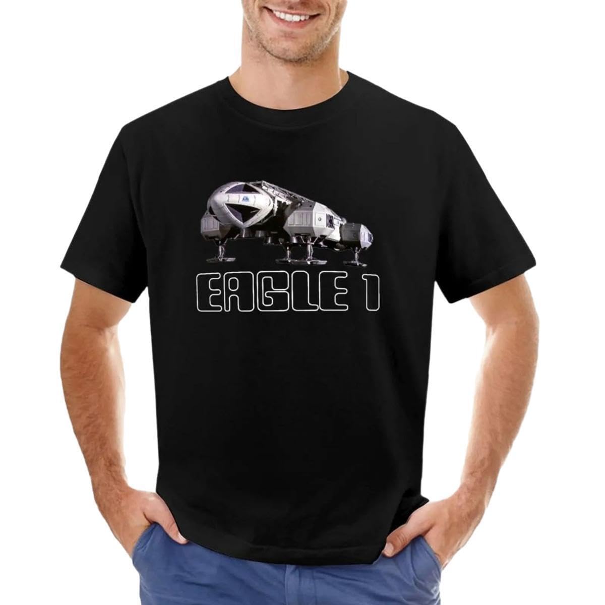 wWSCCCC55 SPACE-1999-EAGLE-1-T-Shirt Black XL