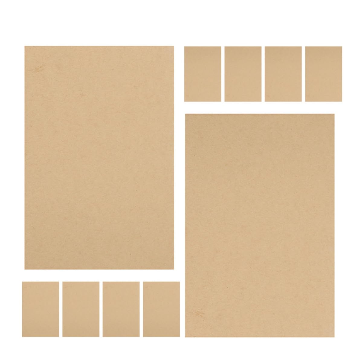 CLISPEED Carnet Autocopiant A5 en Papier Kraft 10 Pièces Écriture Fluide et Duplication Claire pour Prise de Notes Professionnelle et Comptabilité
