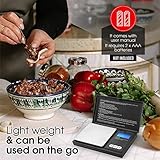 New Horrizon Digital Scales, Kitchen Scales Digital, Pocket Scales, 0.01g x 500g, Food Scale LCD Display, Jewellery Scales Weighing Scales Kitchen - Image 4