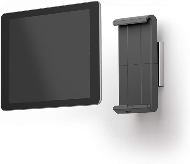 Durable Aluminium Wall Mounted Tablet Holder | Anti Theft Lockable & Rotatable 360° | Universal Mount for 7-13" iPad, Fire, Samsung & More | Security Bracket