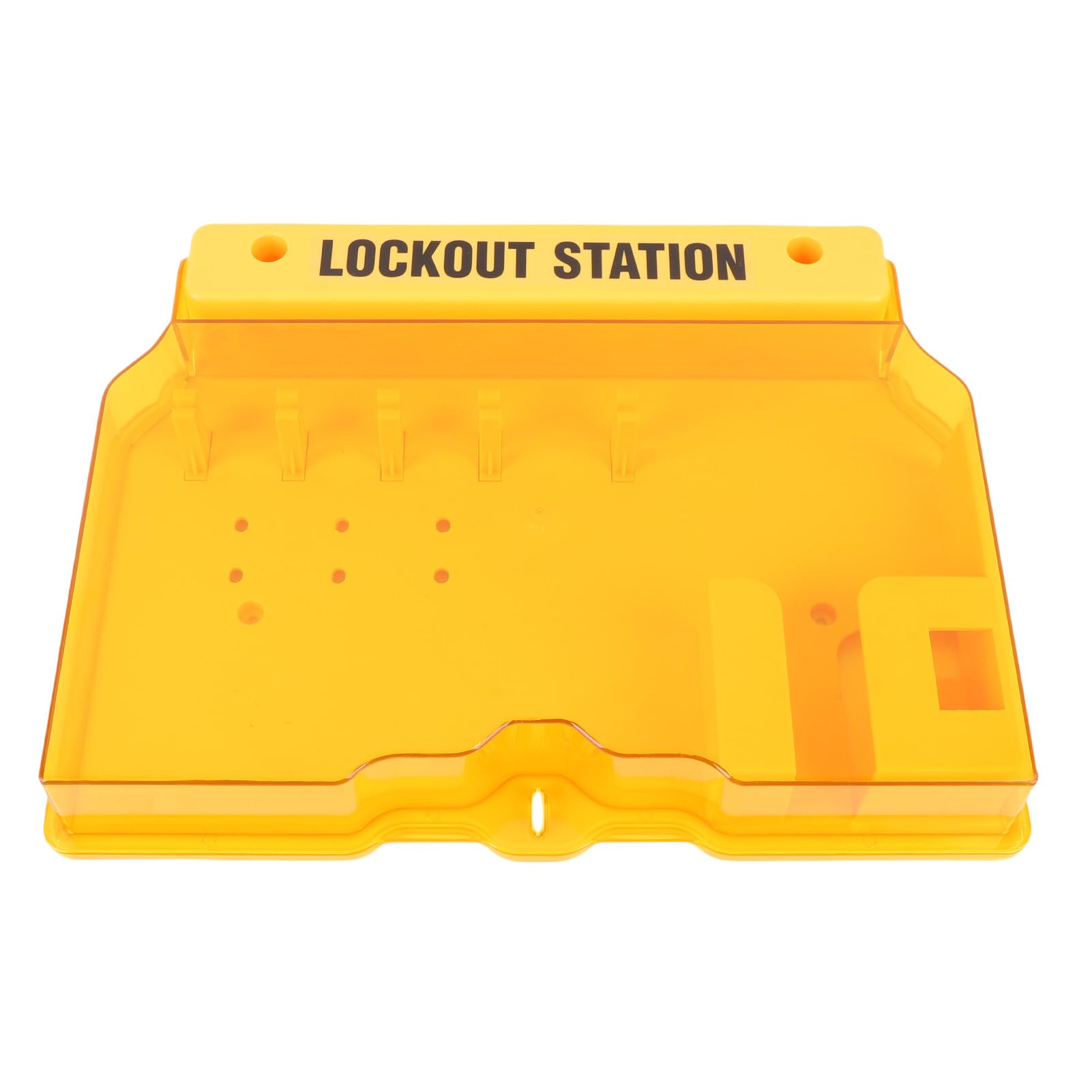 Lockout Tagout Station, Lockout Tag Out Kit Board mit 2 Haspen und 10, transparente Abdeckung Wandmontage Lockout Sicherheitsversorgung