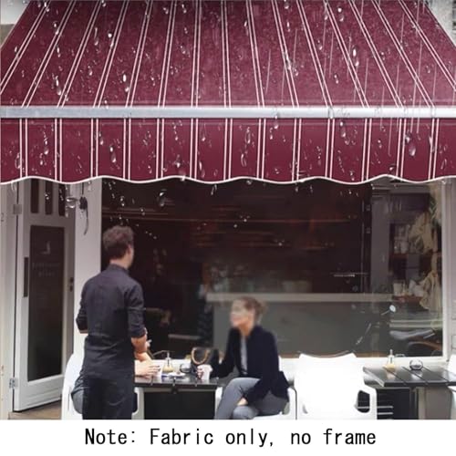 Toile de rechange pour auvent rétractable 6x3m en polyester imperméable - 3